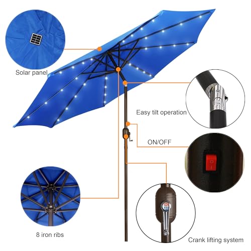 9 ft Solar Umbrella
