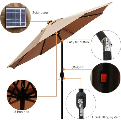 9 ft Solar Umbrella