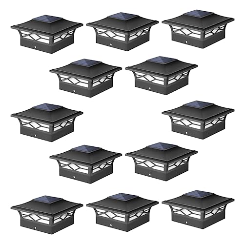 Solar Post Cap Lights Outdoor 12pack (12 Count)