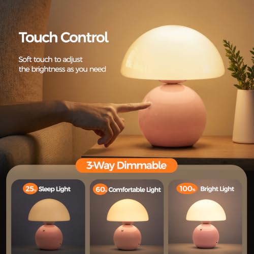 Mushroom Lamp Table Lamp for Bedroom