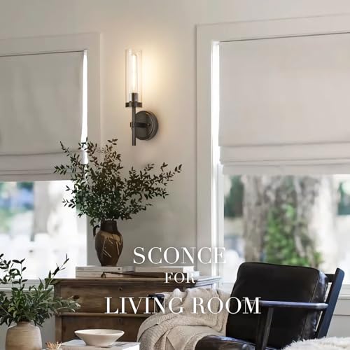 Oil Rubbed Bronze Wall Sconces Set of Two