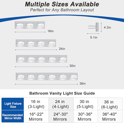 LED Modern Bathroom Lights Fixtures
