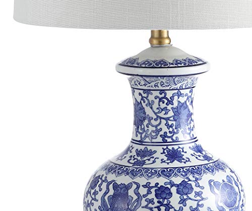 Jennifer Ceramic Ginger Jar Lamp 25.25"