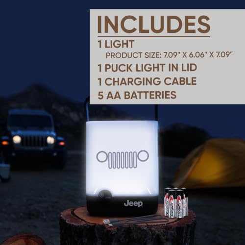 Jeep Hybrid Rechargeable LED Lantern Plus