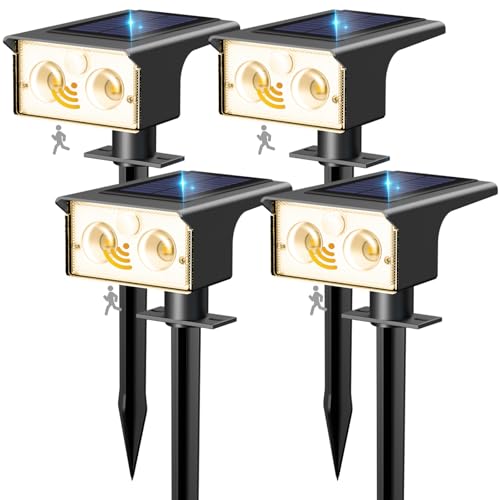 4 Pack Solar Lights Outdoor Waterproof (4 Count)