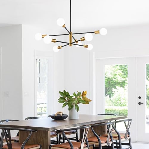 11" 52" Height Adjustable Sputnik Chandeliers Dining Room Light Fixture