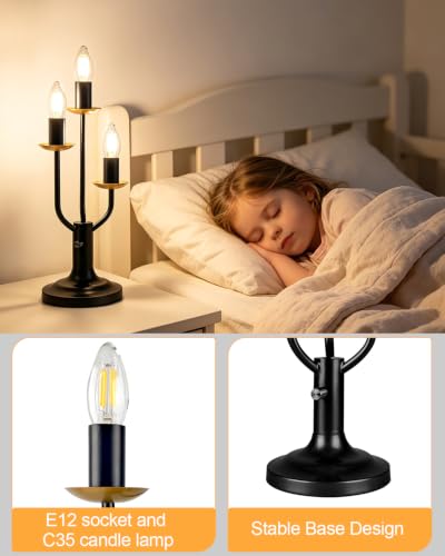 Vintage Candle Table Lamp 3