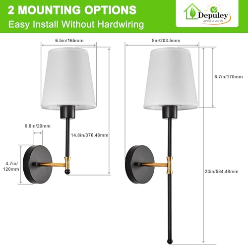 Battery Operated Wall Sconce