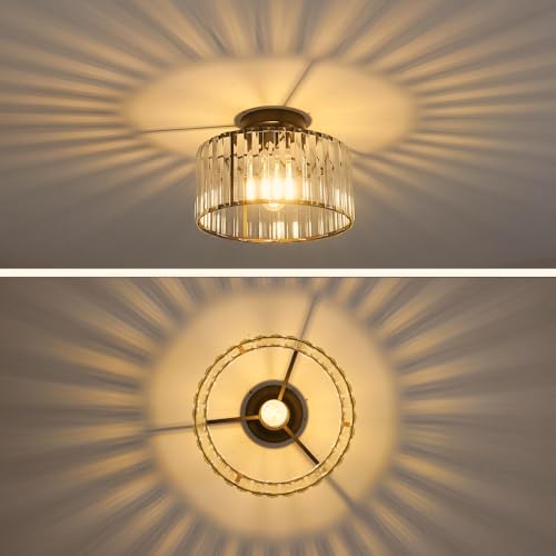 Crystal Ceiling Light Fixture