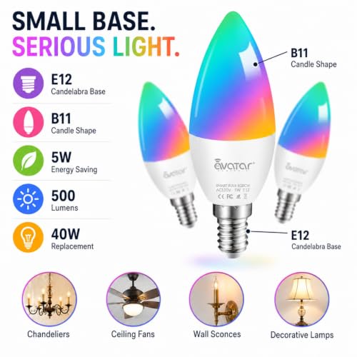 E12 Smart Bulbs (4 Count)