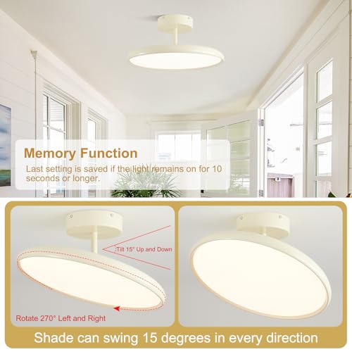 Nordic Semi Flush Ceiling Light