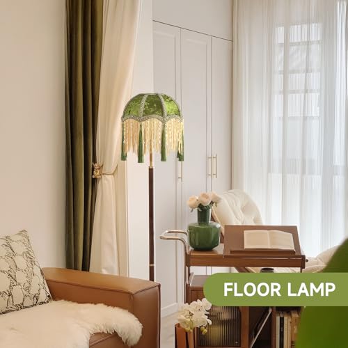 Lampshade with tassels