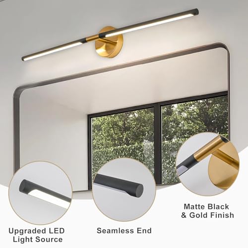Modern Bathroom Light Fixtures Over Mirror 43 Inch