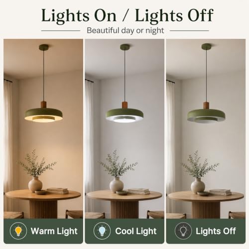 Mid Century Green Pendant Light