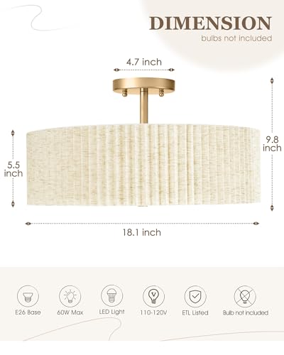 Semi Flush Mount Ceiling Lights