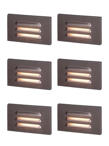 6 Pack 5CCT 120V LED Step Lights (6 Count)