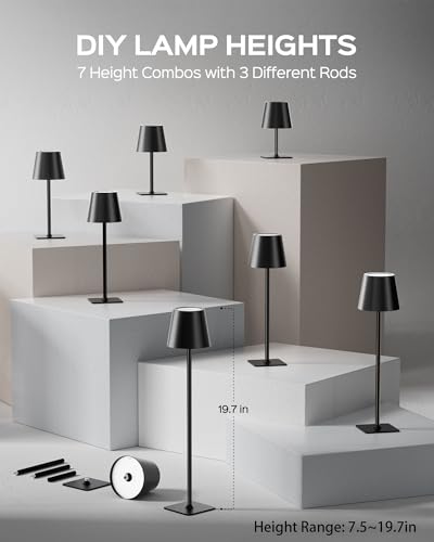 Cordless Table Lamps Rechargeable (2 Count)