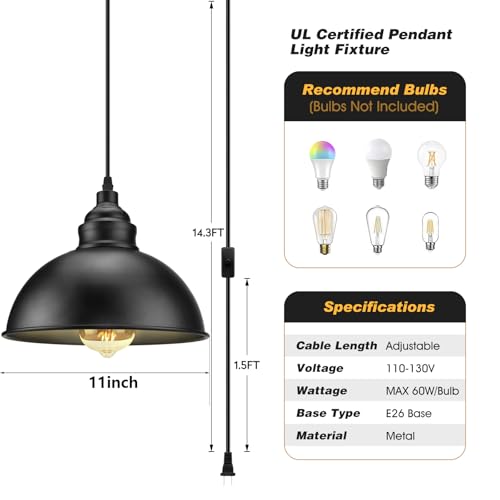 Plug in Pendant Light