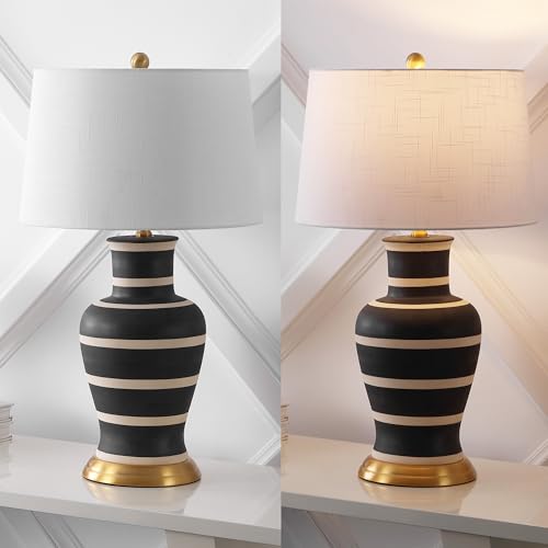 Julian Classic Ceramic Urn Metal LED Table Lamp 29"