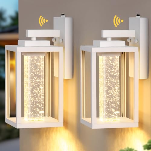 White Outdoor Garage Lights Wall Mount (2 Count)
