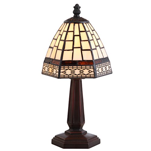 Carter Tiffany Style Stained Glass Table Lamp 12"