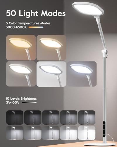 Tall LED Desk Lamps with Base