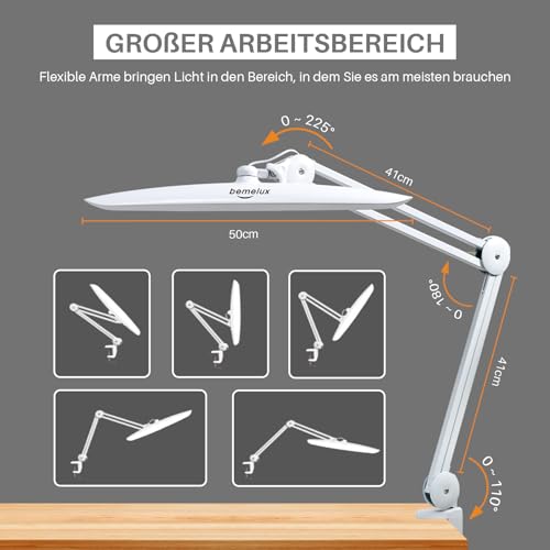 LED Desk Lamp with Clamp