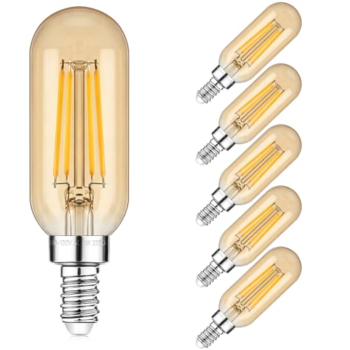 E12 Edison LED Light Bulbs 40 Watt Equivalent Candelabra (6 Count)