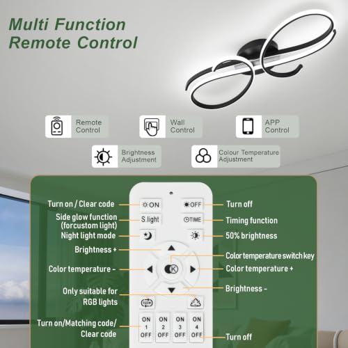 Modern LED Ceiling Light Fixture
