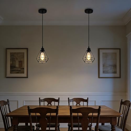 Farmhouse Pendant Lights 2 Pack for Kitchen Island (2 Count)