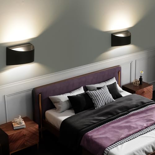 Black Modern LED Wall Sconces