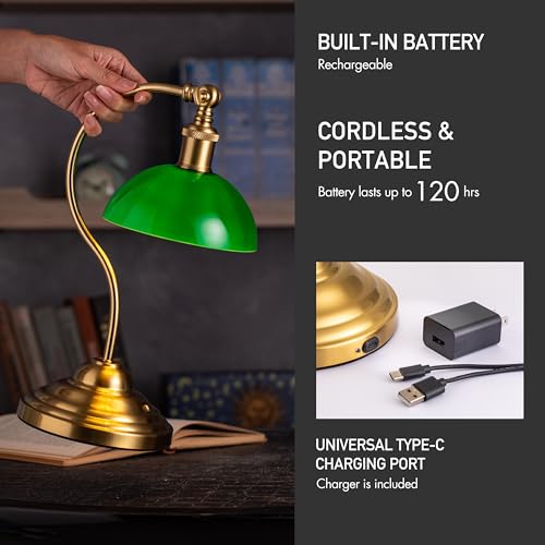 Bankers Cordless LED Table Lamp