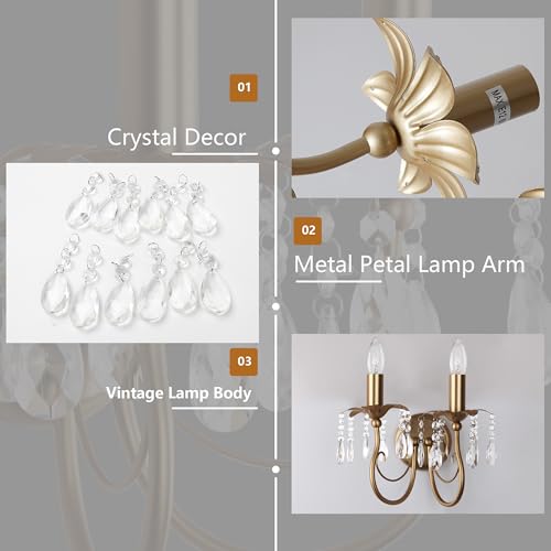Crystal Wall Sconce