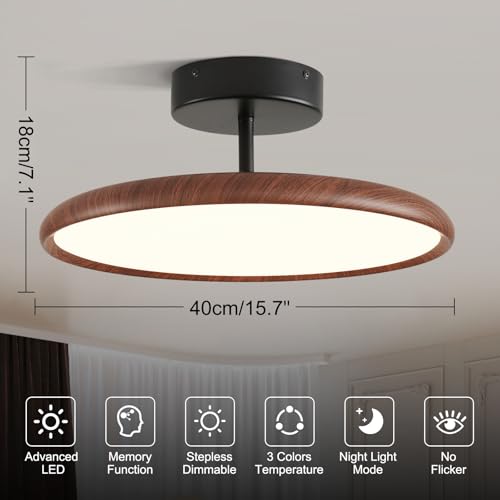 Nordic Semi Flush Ceiling Light