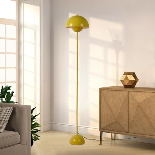 Mid Century Modern Metal Bud Floor Lamp for Home and Office