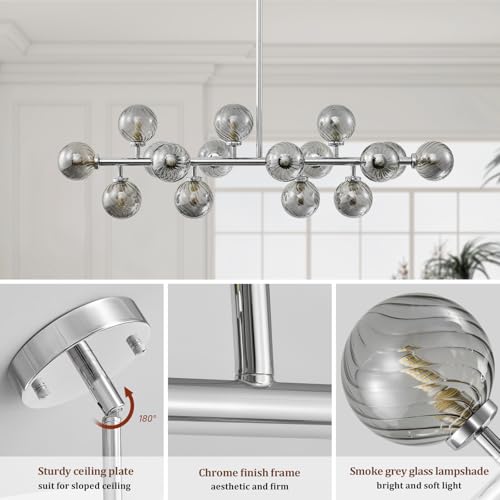 Mid Century Modern Sputnik Chandelier