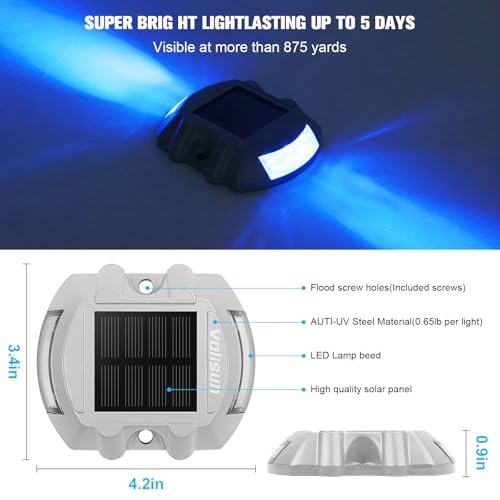 Solar Deck Driveway Dock Lights (16 Count)