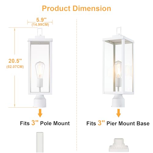 Outdoor Post Light Fixture