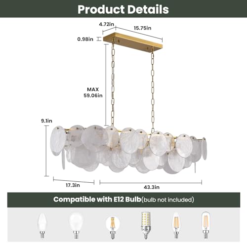 Modern Glass Chandelier