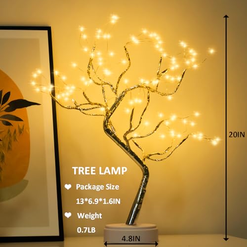 Room Decor 20" 108 LED Tabletop Bonsai Tree Light