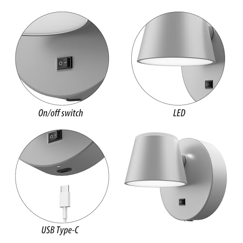 Battery Operated Wall Sconce with Remote