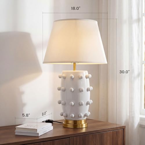 30" Modern Ceramic Table Lamp