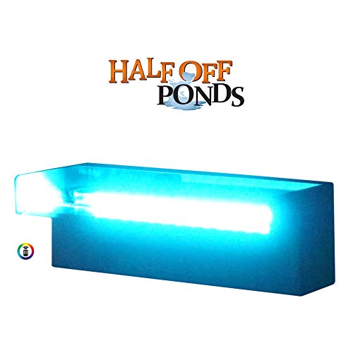 12" Color Changing Stainless Steel Spillway with Remote Control