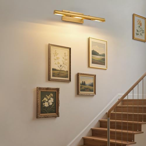 Gold Art Picture Frame Wall Light