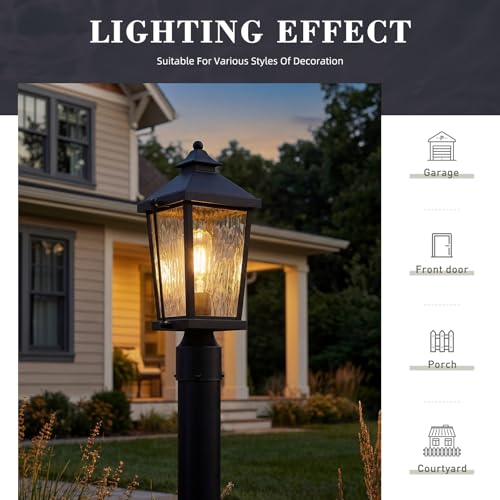 17 Inch Outdoor Lamp Post Fixture