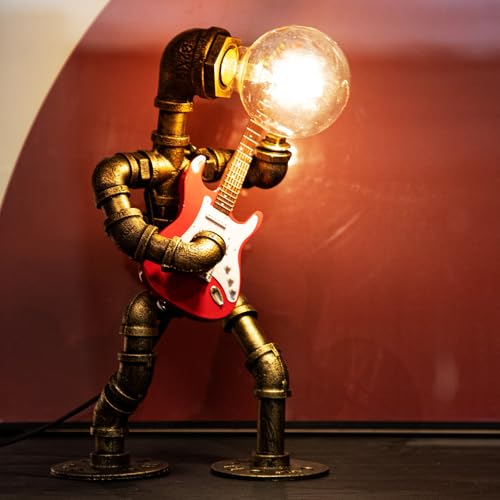 Music Guitar Table Lamp Art Decor