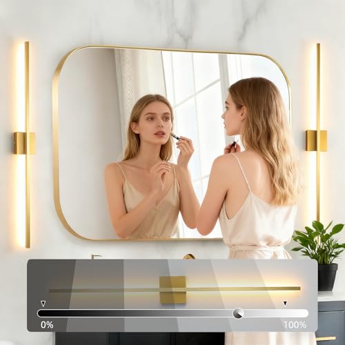 Gold Wall Sconces Set of Two (2 Count)