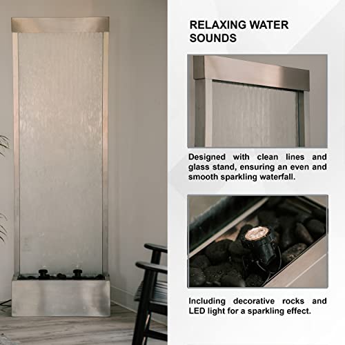 72" Steel Glass Free