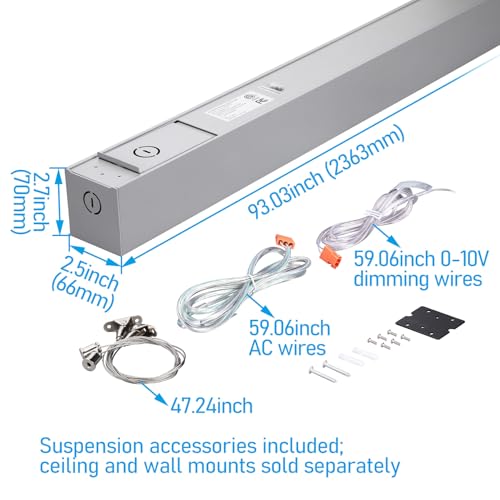 2 Pack 8FT Linkable LED Linear Light (2 Count)