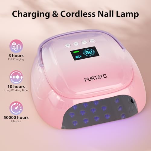 Cordless Rechargeable UV Nail Lamp